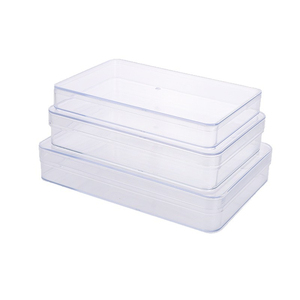 Caja rectangular transparente de plástico, caja acrílica de grado alimenticio para productos farmacéuticos y cosméticos, caja de embalaje para galletas y chocolate - Product Image 6