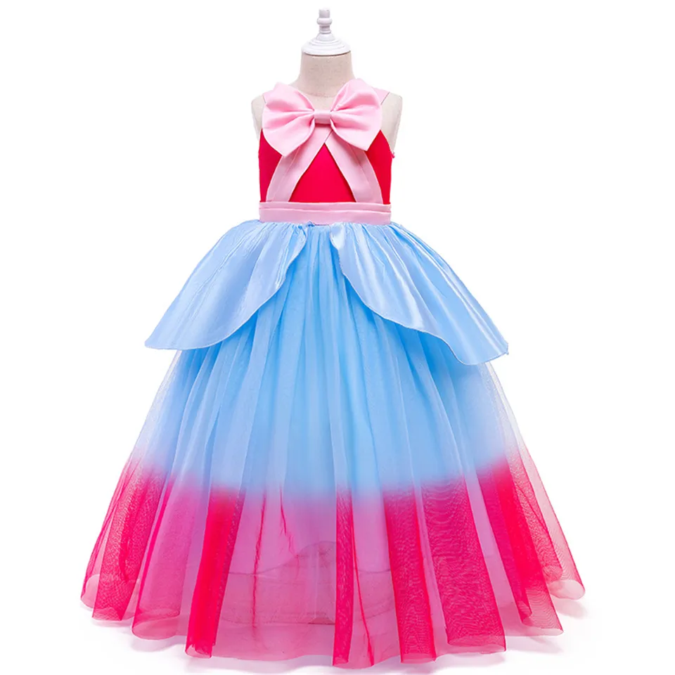 Fantasie verkleiden sich für reiche Mädchen Verkleidung Aurora Ariel Spitze Elsa Prinzessin Cosplay Abendkleid Weihnachts kinder <span class=keywords><strong>Ballkleid</strong></span>