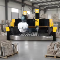Máquina Router CNC JK Stone de 5.5kW 380V con Motor Servo PLC para Grabado de Mármol, Granito y Piedra Caliza, Software Artcam, 3200mm Máx.