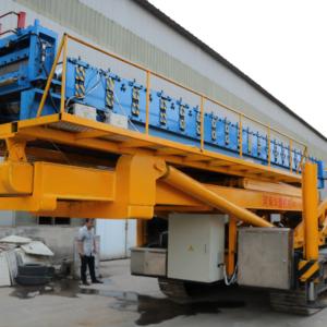Plateforme de travail aérienne électrique hydraulique montée sur grue pour l'installation de toitures hautes, avec pièces structurelles renforcées - Product Image 6