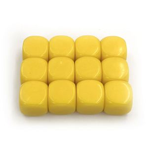 Fabricante de Dados Acrílicos Personalizados con Esquinas Redondeadas de 16 mm D6, Impresión y Grabado - Product Image 3