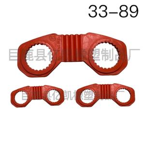 Indicador de sujeción de tuercas de doble anillo 33-89mm para camiones y autobuses, material TPE, color naranja - Product Image 2