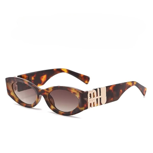 Nuevas Gafas de Sol Ovaladas Estrechas Vintage, Gafas de Sol Gruesas y Anchas para Mujer, Protección UV, Gafas de Sol Modernas para Exteriores, Venta al por Mayor - Product Image 5