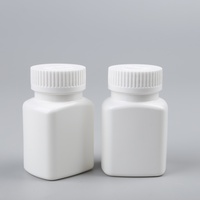 Bouteille d'emballage en plastique HDPE pour produits de santé, vide, pour vitamines, compléments nutritionnels, comprimés, pilules, capsules, médicaments