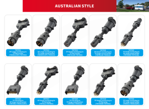 5P/6P/7P/12P/13-Poliger Maßgefertigter Australischer Anhängerstecker-Kabelbaum für Fahrzeug-Rücklichter, Blinker und Bremslichter - Product Image 2