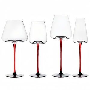 Copa de Cristal Soplado a Mano Sin Plomo, Copas de Vino Blanco de Lujo, Cristalería Vintage, Copa de Champán para Bodas y Fiestas - Product Image 1