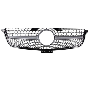 WRR Auto Accessoires Grille pour Mercedes Benz W204 W164 W212 W251 <span class=keywords><strong>Sprinter</strong></span> Modification Diamond <span class=keywords><strong>AMG</strong></span> Grille de pare-chocs avant - Product Image 3