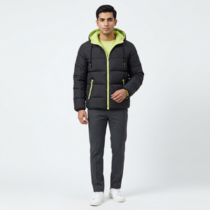 Veste matelassée chaude de haute qualité pour l'extérieur 2024, veste en duvet, streetwear, manteau en duvet pour homme - Product Image 1