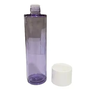 Bouteille cosmétique en plastique vide à brume fine Pet100ml 120ml avec bouchon supérieur bouteilles en plastique faisant la Machine bouteille d'eau en plastiquePla transparent