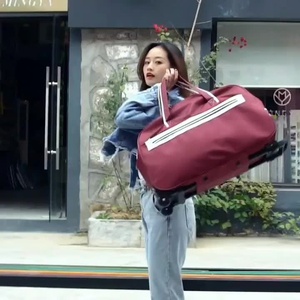 Người đàn ông và phụ nữ của túi du lịch, công suất lớn, phụ nữ 'cầm tay tập thể dục du lịch hành lý xe đẩy không thấm nước lưu trữ túi - Product Image 6