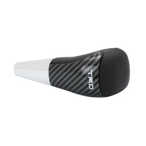 Poignée de levier de vitesses en fibre de carbone pour Toyota Highlander, logo TRD rouge et noir, levier de vitesses ergonomique, accessoire de voiture - Product Image 4