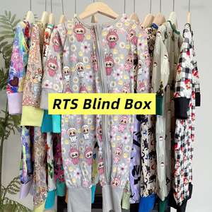 Hanzi Baby Bambus-Schlafanzug aus Fasern, Strampler für Kleinkinder, Jungen-Reißverschluss-Bambus-Pyjama, Mädchen-Kleidung, Überraschungsbox zum Valentinstag - Product Image 2