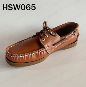 ZYF, Chaussures bateau pour enfants et adultes en cuir de vache naturel à blocs de couleur pour les voyages de vacances, réduisant la fatigue, couture experte, chaussures à pois tendance HSW064 - Product Image 5
