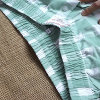 Shorts Boxers Personnalisés avec Logo pour Femmes, Vente en Gros, Motif Écossais, Pyjama d'Été Décontracté, Short de Nuit Y2K, Bas de Plage avec Poches