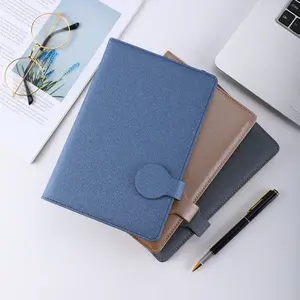 Costom Logo Pu Leather Cover Journal Dairy Notebook Notebook confezione regalo con penna