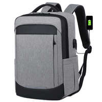 17.5 pouces Usb Charge Compartiment Interface Sac À Dos Bureau Ordinateur Sac Ordinateur Portable Livre D'école Sac cartable Pour Étudiants Filles Femmes