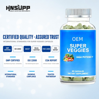 Vente directe du fabricant OEM de capsules de légumes mélangés, capsules de suppléments multivitaminés et minéraux, marque propre