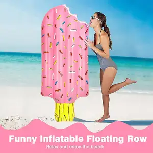 Inflatable Ice Cream hồ bơi Float thổi lên hồ bơi bè bãi biển mùa hè đồ chơi cho trẻ em người lớn