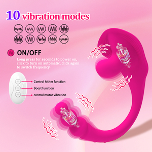 Sıcak satış kablosuz uzaktan kumanda C tipi çift titreşim atlama için yumurta giyen mastürbasyon vibratör kadınlar için - Product Image 4