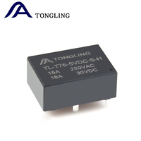 Relais de puissance TONGLING T76 PCB 5V 16A 250VAC/30VDC 4 broches étanche