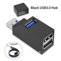 Mini Hub USB Portátil 5G de Alta Velocidad, Adaptador USB 3.0 con Estación de Acoplamiento de 3 Puertos para Dispositivos USB de Laptop/Escritorio, en Stock