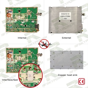 Módulo RF de Banda UHF <span class=keywords><strong>L</strong></span> S de 150W para Seguridad Marítima, Amplificador RF de Banda Ancha de Alta Potencia 400-2700MHz, Anti FPV C-UAS - Product Image 2