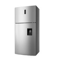 Réfrigérateurs en acier inoxydable à double porte 500L Réfrigérateur domestique avec distributeur d'eau