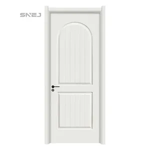 Untuk Interior kualitas tinggi modern inti padat kayu pintu lempengan bagian interior pintu engsel pintu putih untuk rumah