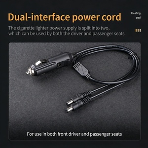 Mydays Tech - Cojín Calefactor Plegable Universal <span class=keywords><strong>de</strong></span> 12 V para Asiento <span class=keywords><strong>de</strong></span> Coche, Transpirable y Antideslizante, para Clima Frío - Product Image 5