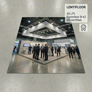 Fabriqué en Allemagne, Lentiprint, graphisme lenticulaire durable de haute qualité, 120x180cm, affichage au sol pour exposition, Lentifloor - Product Image 1