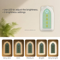 ZIKI TIME ZK3S-02 Zikir & Ruqyah, cadeau islamique musulman, lecture automatique 24h/24, lampe LED intelligente à brancher sur prise murale, haut-parleur de sourate du Coran