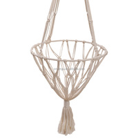 Panier à balançoire suspendu en corde de coton de petite taille, 30x30x90cm, tressé à la main pour chat