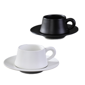 Stile europeo personalizzato Logo Drinkware Set caffè in <span class=keywords><strong>ceramica</strong></span> e <span class=keywords><strong>tazza</strong></span> da tè <span class=keywords><strong>con</strong></span> piattino può essere personalizzato colori - Product Image 1