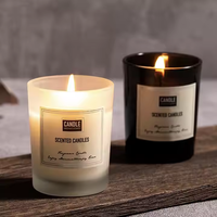 NATTH Hochwertige Dreifarbige Glas-Sojawachs-Kerzen, Umweltfreundlich, Rauchfrei, Duftend, Handgefertigt im Farmhouse-Stil, Aromatherapie-Kerzen für