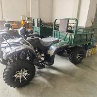 Quad tout-terrain professionnel robuste 4x4 300cc à refroidissement par eau pour l'agriculture, la ferme et le transport sur terrain accidenté