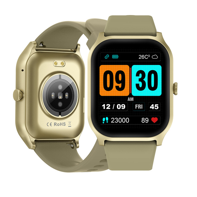 2.01 Inches IPS Resolution Big Screen Thin Light Body Sports Smart Bracelet Business Fashion Smart Watch ZL77 J