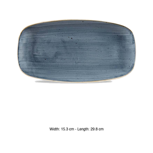 Plateau de service rectangulaire Bluberry 29,8 × 15 cm Churchill Stonecast Top -6-Sbbsxo11 - Product Image 3