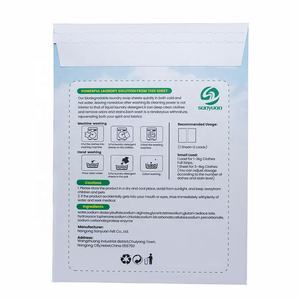 Hojas de Detergente para Ropa Ecológicas OEM de 11*14 cm, 30 Hojas, Biodegradables y Naturales - Product Image 4