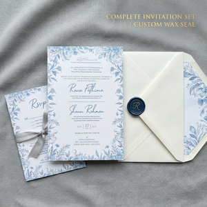 Inviti Eleganti per Matrimoni Islamici con Calligrafia <span class=keywords><strong>Araba</strong></span> Personalizzata, Produttore di Inviti Nikah - Product Image 6