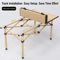 Mesa Plegable de Diseño Compacto y Ligero para Pesca y Camping al Aire Libre, Venta al Por Mayor