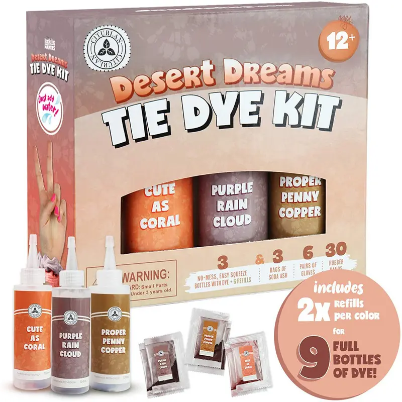 Desert Dreams Tie Dye Kit Cold water for children adult diy dye art students graffiti wholesale