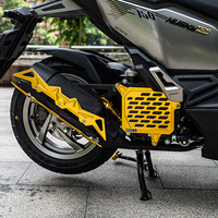 Accessoires de moto modifiés pour SYM ADXTG 125 CNC Verrouillage de frein à main Couvercle de protection du réservoir d'eau Pédale de garde-corps Pédale