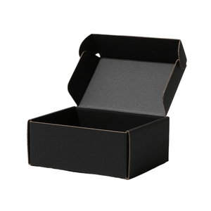 <span class=keywords><strong>Caja</strong></span> de cartón de envío de papel Kraft corrugado RSC de 3/5 capas negro mate logotipo personalizado laminación mate en relieve UV ecológico - Product Image 6