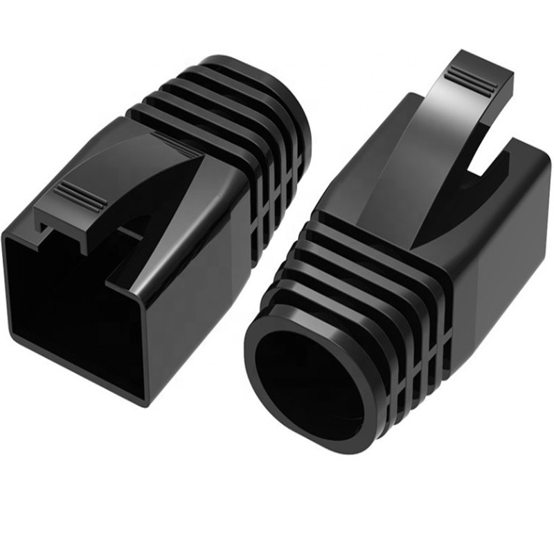 RJ45 крышка Cat6a Cat7 RJ45 сети Ethernet кабель Разъемы крышка Cat 7 ТПУ сапоги оболочка защитный рукав