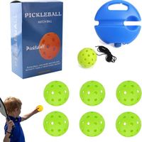 USAPA Standard 40/26 trous nouveau Style couleur plastique extérieur intérieur cornichon balle Rotation professionnelle sans couture Pickleball balle