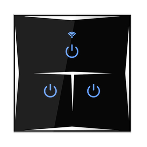 Interruptor de Painel Touch de Vidro <span class=keywords><strong>3</strong></span> <span class=keywords><strong>Gang</strong></span> CE ROHS Interruptor Inteligente Wifi Tuya - Product Image 4
