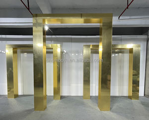 चिकनी 2025 आधुनिक सफेद वर्ग पृष्ठभूमि वाली सपाट पैनल ऐक्रेलिक शादी की पृष्ठभूमि - Product Image 6