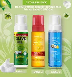 <span class=keywords><strong>Mousse</strong></span> Coiffante Tenue Forte Longue Durée Étiquette Privée <span class=keywords><strong>Mousse</strong></span> Cheveux Parfumée Sur Mesure pour Cheveux Bouclés Perruques Tresses - Product Image 3