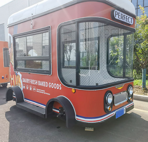 Carrito de helado para perritos calientes probado por la CE, remolque para aperitivos, camión inteligente Tractor personalizado - Product Image 2
