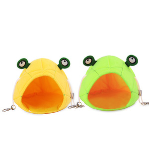 Nova Chegada Criativo Banana Ninho Algodão Sólido Pet Cama Sapo Hammock Abacaxi Lua Barco Pendurado Respirável <span class=keywords><strong>Hamster</strong></span> Mat Pad Animal - Product Image 4